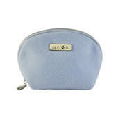 毛呢化妝包手提化妝包大容量字母收納包洗漱包旅行防水整理包批發